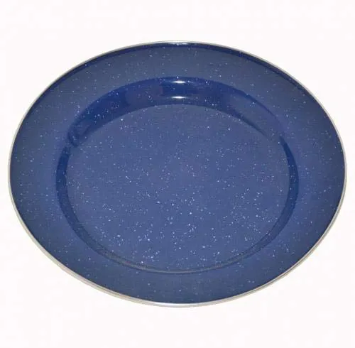 A.Blöchl Teller Emaille (Blau/26 cm)