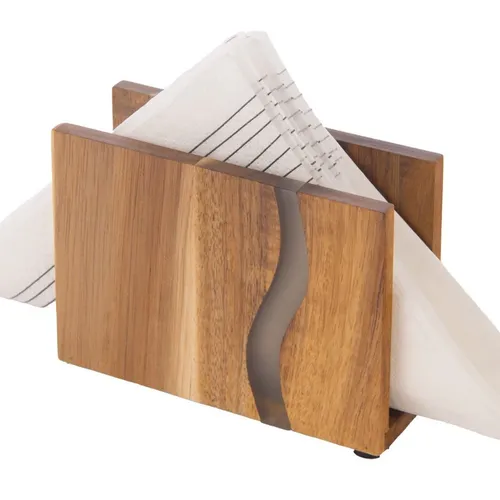 ORION RIVER Serviettenständer, Akazie/Harz