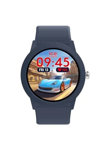 ICE-WATCH Smart Watch 025247 - Moderne Smartwatch für Herren mit 1,19-Zoll-AMOLED-Display, Herzfrequenzmesser und Musikplayer. Wasserdicht bis 5 bar, ideal für aktive Lebensstile. Lieferung in Geschenkbox mit 2 Jahren Garantie.