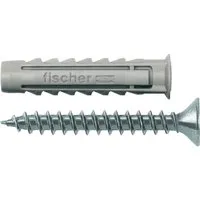 Fischer Spreizdübel SX 8 x 40 S/20 mit Schraube (50 ST) von Fischer