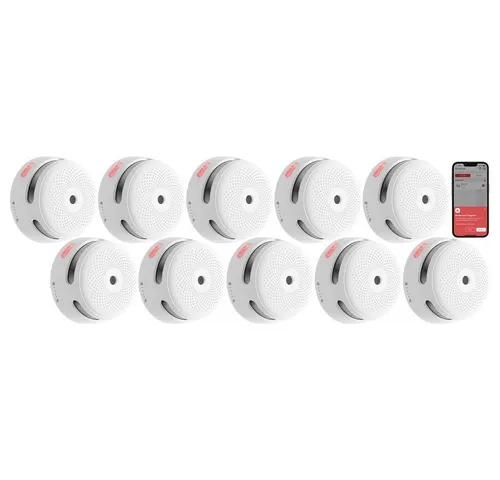 X-Sense XS01-WX Rauchwarnmelder - Rauchmelder mit TÜV Rheinland Zertifizierung, 10 Jahre Lebensdauer und direkter App-Anbindung für Echtzeit-Benachrichtigungen. Kompakt und ideal für Sicherheit unterwegs.