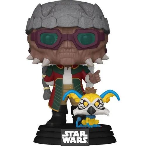 Funko Star Wars POP! Vinyl Wackelkopf-Figur Hondo and Pikk 9 cm (63644)