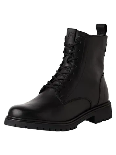 Tamaris Stiefelette 1-25402-43 001 schmal - Wanderschuhe mit 3 cm Blockabsatz, ideal für stilvolle Wanderungen und den Alltag, komfortable Textil-Innenausstattung sorgt für Wohlbefinden.