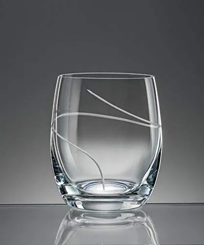 Bohemia Weingläser Weinglas Kristallglas Sektgläser Sektglas Wassergläser Whiskygläser Kristallglas Model Viola UP 2er Set matt schliff (Becher 300 ml)