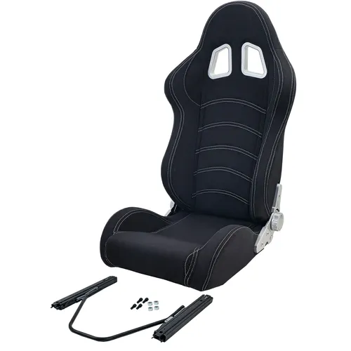 Tenzo-R Sportsitz Halbschalensitz Stoff Schwarz Grau