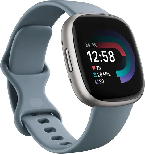 Google Fitbit Versa 4 - Smartwatch für Damen und Herren, integriertes GPS, 6 Tage Akkulaufzeit und 40+ Trainingsmodi, ideal für Fitness und Alltag