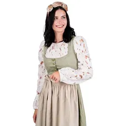 Alpenfee Dirndl ''Elisa'' in Grün - 46 in beige von Alpenfee