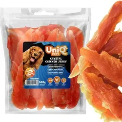 Delikatesse, Snack Für Hunde, Zartes Hähnchenbrustfilet (94 %) Uniq 500 G