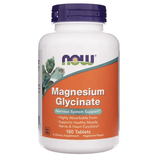 Magnesiumglycinat (180 Tabletten) - Hochwertiges Magnesiumsupplement - Nahrungsergänzungsmittel mit 200 mg Magnesiumglycinat pro Tablette, ideal zur Unterstützung der täglichen Magnesiumzufuhr und für eine bessere Bioverfügbarkeit.