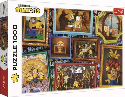 Puzzle 1000 elementów. Galeria Minionków Trefl 5900511107449