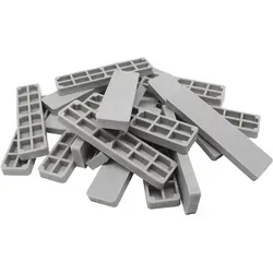 SILISTO Verglasungsklötze Kunststoff 100 x 24 x 8 mm, 1000 Stück - Kaminzubehör: Hochwertige Verglasungsklötze aus Polypropylen, ideal zum Ausgleichen und Ausrichten im Fensterbau. Hohe Tragfähigkeit und temperaturbeständig für vielseitige Anwendungen.
