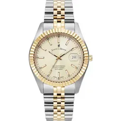 Jacques du Manoir Edelstahl Analoguhren für Erwachsene