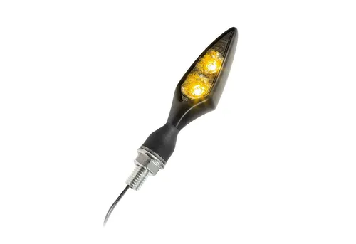 Kellermann 148.100 Micro Rhombus Dark schwarz FL/RR - Blinkerleuchten mit Hochwertigem Metallgehäuse und Kellermann HighPower LED Technologie für optimale Sichtbarkeit und Sicherheit.