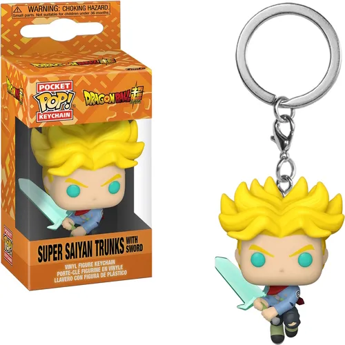 Dragon Ball Super - Super Saiyan Trunks with Sword Schlüsselanhänger Funko Pocket POP! Keychain
