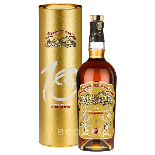 Ron Millonario 10 Aniversario Cincuenta 0,7 l Rum, Peru, 50%vol, Geschenkhülle