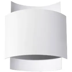 Sollux SL.0857 Wandleuchte IMPACT weiß - Lampen: Wandleuchte mit zwei Lichtquellen für eine einzigartige Raumbeleuchtung und stilvolle Akzente in jedem Interieur.