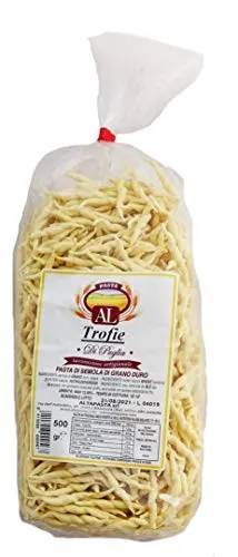 Frische Trofie Nudeln aus Italien 500g - trafila in bronzo - Trofiette
