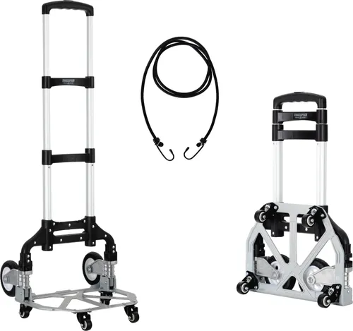Stagecaptain CBF-70 klappbare Sackkarre - Transportgeräte & Rampen, klappbar und extrem platzsparend, ideal für einfache Mobilität mit robustem Aluminiumrahmen und 360°-Beweglichkeit.