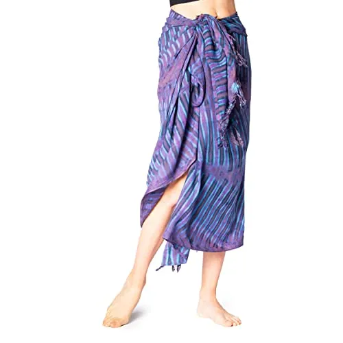 PANASIAM tiedye Sarong Purple tones (Tydy06) in lila von PANASIAM