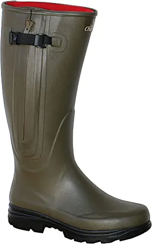 La Chasse Neoprene-Gummistiefel – Wasserdicht & Warm für Damen und Herren - Wanderschuhe – Absolut wasserdicht mit 4 mm Neoprenfutter für Minusgrade, seitlicher Reißverschluss für einfachen Zugang und trittsichere Profilsohle für optimalen Halt!