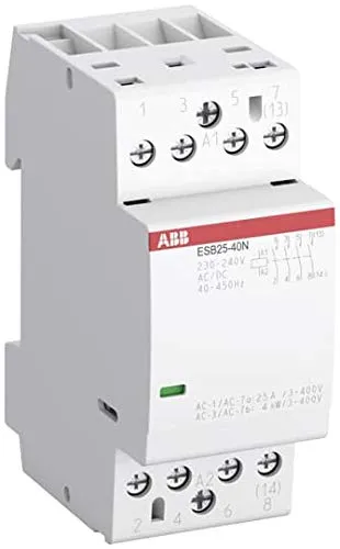 ABB ESB40-40N-14 Leistungsschütz 12 V - Motorschütze mit 4-poliger Bauweise, 4 Schließern und 40 A Nennstrom, ideal für sichere Automatisierungslösungen.