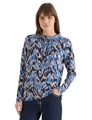 Produktbild Cecil Gemustertes Shirt Cloud Blue M