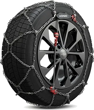 König XG-12 Pro 240 Schneeketten - Hochwertige Schneeketten für optimale Traktion und Sicherheit auf Schnee und Eis, ideal für winterliche Fahrverhältnisse.