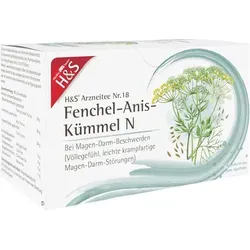 H&S Fenchel-Anis-Kümmel N Tee - Pflanzliches Arzneimittel bei Magen- und Darmbeschwerden, ideal zur Linderung von Völlegefühl und Blähungen.