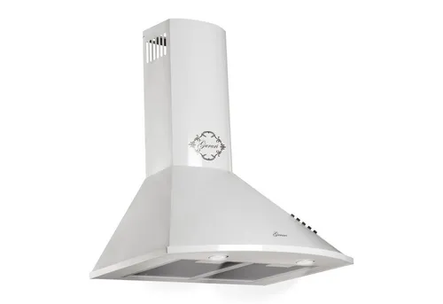 GURARI Wandhaube Dunstabzugshaube 60 cm GCH C 046 WH 6 N. Weiß Abluft/Umluft Dunstabzugshaube 60 cm GCH C 046 WH 6 N. Weiß Abluft/Umluft, Saugstark 1000m³/h