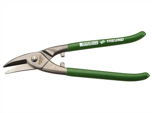 FREUND Blechschere 01221250 - Blechschere für präzise Schnitte, 250 mm lang und leicht mit nur 0,50 kg, ideal für Handwerk und Bastelprojekte.