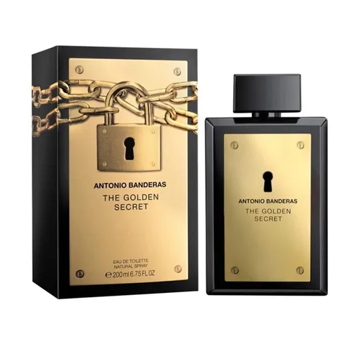 A. Banderas The Golden Secret Edt Spray 200 ml - Herrendüfte mit einem verführerischen und geheimnisvollen Duft, ideal für den modernen Mann, der Eindruck hinterlassen möchte.