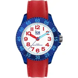 Ice Watch Cartoon Spider - Rote Kinderuhr mit großem Ziffernblatt - Herrenuhren, ideal für Kinder zum Lernen der Uhrzeit, mit stylischem roten Silikonarmband und wasserdicht bis 10 ATM.