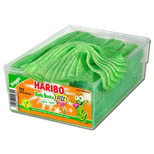 Haribo Pasta Basta Apfel, Fruchtgummi sauer, 150 Stück 7,07€/1kg