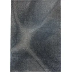 Designer Teppich EFOR 3714, Braun 140 x 200 cm - Teppich mit modernem, buntem Design und 10 mm Höhe für Gemütlichkeit. Pflegeleicht und ideal für Allergiker, geeignet für Räume mit Fußbodenheizung.