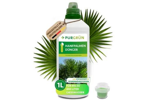 Purgrün Hanfpalmen Dünger NPK 10+4+6, 1L von Purgrün