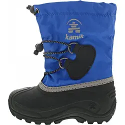 Kamik Kid's Southpole4 Winterschuhe 35 EU schwarz/blau - Wasserdichte und isolierende Winterstiefel für Kinder, ideal zum Herumtollen im Schnee. Farbe: Schwarz/Blau, Größe: 35. Perfekt für Winterwanderungen und Outdoor-Abenteuer!
