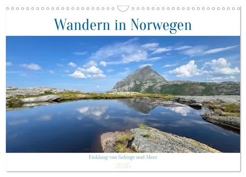 Wandern in Norwegen - Einklang von Gebirge und Meer (Wandkalender 2026) - Kalender für Naturliebhaber mit atemberaubenden Bildern aus Norwegens schönsten Regionen, ideal für Reise- und Naturfreunde.