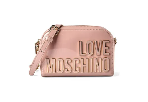 Love Moschino Enameled Logo Umhängetasche 20 cm pink TAS063750 - Die Love Moschino Enameled Logo Umhängetasche vereint stilvolles Design mit praktischer Funktionalität. Hergestellt aus hochwertigem Polyurethan, bietet sie einen sicheren Reißverschluss und einen abnehmbaren, verstellbaren Riemen für hohen Tragekomfort.