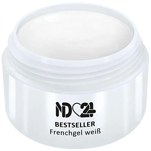 French-Gel White Weiß - Uv Nagelgel - Made in Germany (5ml)