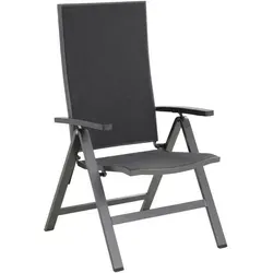 MWH Verona Klappstuhl Aluminium/Textilene - Optimaler Komfort für den Garten - Gartenstühle mit langlebigem Aluminiumrahmen und atmungsaktivem Textilene für maximalen Komfort. Klappbar und leicht, ideal für platzsparende Aufbewahrung und flexible Nutzung.