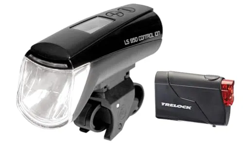 TRELOCK LED Beleuchtungsset LS 950 ION Control mit Rücklicht