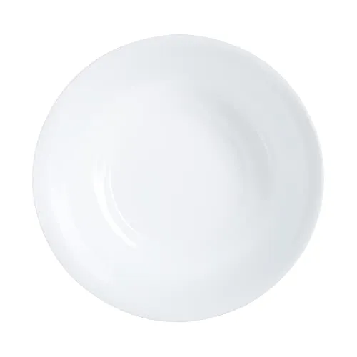 Dajar Suppenteller Every Day, Glas, Weiß, 22 cm, 22 x 22 x 3,3 cm