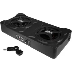 ZRX-220A: Aktiv-Dual-Bassreflex Lautsprecher - Car-HiFi-Lautsprecher mit 2 x 20 cm (8'') Treibern für kraftvollen Sound und beeindruckende Basswiedergabe.