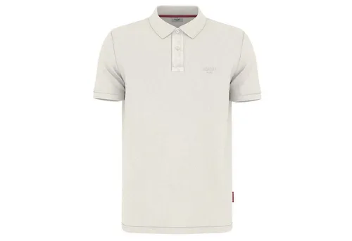 Joop Jeans Poloshirt Ambrosian - Beige XL mit kurzer Knopfleiste - Herren-Shirt aus elastischem Jersey, ideal für Freizeit und Golf. Bequem und stilvoll mit Polokragen und kurzer Knopfleiste.