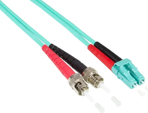 Patchkabel LWL Duplex OM3 (Multimode, 50/125) ST/LC, 0,5m, Good Connections®