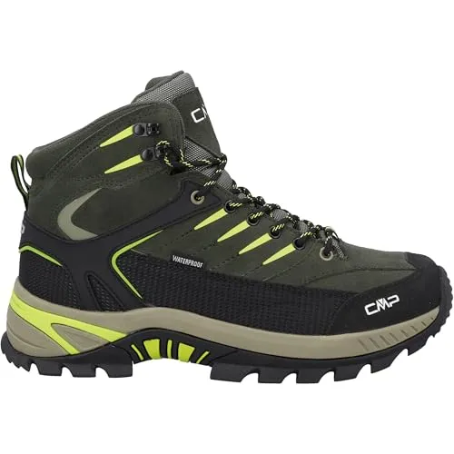 CMP Herren Rigel 2.0 Mid WP Schuhe (Größe 46, grün) - Wasserdichter Mid-Wanderschuh mit optimalem Halt und rutschfester Sohle, ideal für Abenteuer in der Natur.