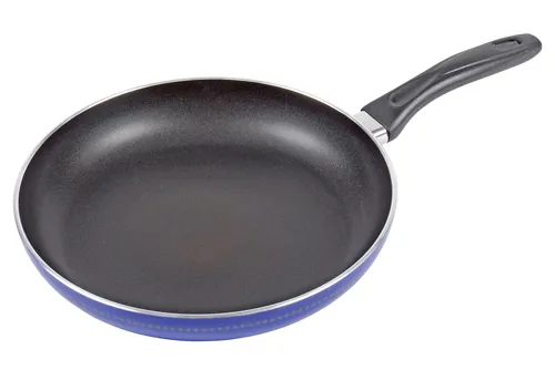 Krüger 1024ST Bratpfanne Serie 'Star' 24 cm Titanvers., blau/anthrazit (1 Stück)