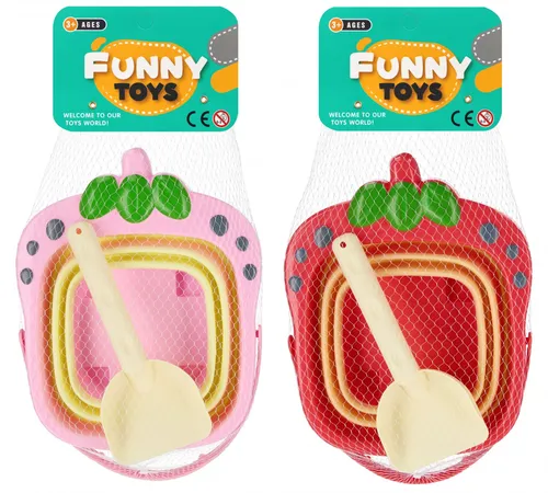 Wiaderko do piasku silikonowe z akcesoriami mix MEGA CREATVE 55313 5905523639292