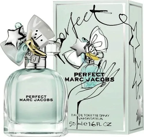 Marc Jacobs Perfect Eau de Toilette 50 ml - Damenduft mit blumigen Noten, der die Kraft der Selbsttreue feiert und eine frische Interpretation des ikonischen Mottos #PerfectAsIAm bietet.