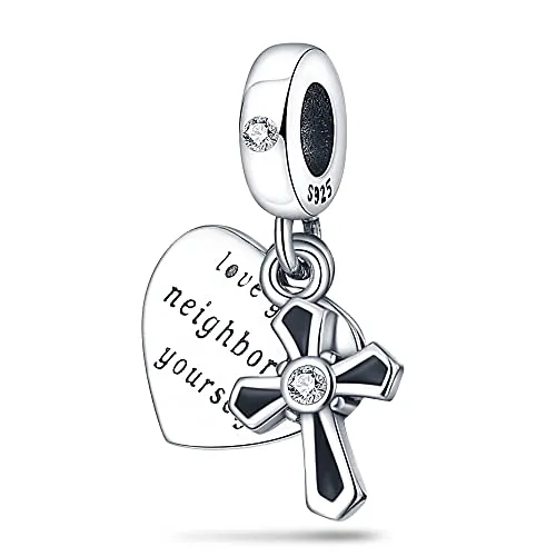 Pandach Damen Charm Anhänger für Armband 925 Sterling Silber Charms Beads passend für Armband und Halskette, Kompatibel mit Europäischen Armbänder für Frauen Mädchen